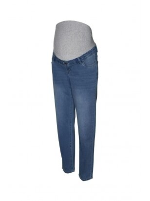 VMMZIA slim grey jeans by Mama;licious Medium blue denim