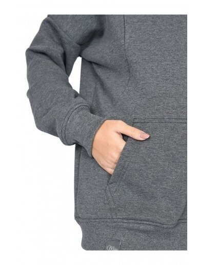 Hoodie for pregnant women "Molly" Graphit by Mija (grey) 2
