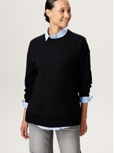 Noppies Maternity and Nursing Sweater (Black) 1 Noppies Maternity and Nursing Sweater (Black) 1