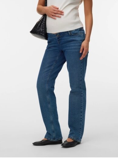 Džinsi grūtniecēm MLCLARA, Mama;licious (Medium blue) 1 Džinsi grūtniecēm MLCLARA, Mama;licious (Medium blue) 1