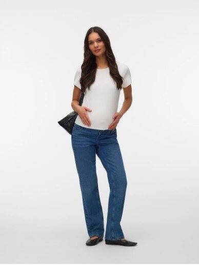 Džinsi grūtniecēm MLCLARA, Mama;licious (Medium blue) 2 Džinsi grūtniecēm MLCLARA, Mama;licious (Medium blue) 2