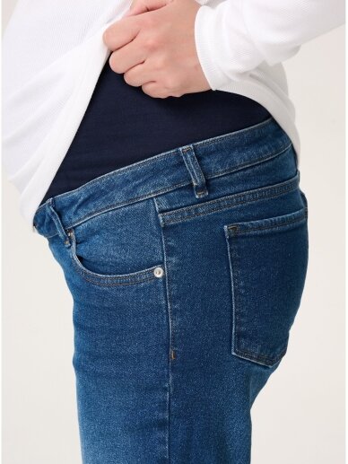Maternity jeans straight fit light blue denim, Noppies 4 Maternity jeans straight fit light blue denim, Noppies 4