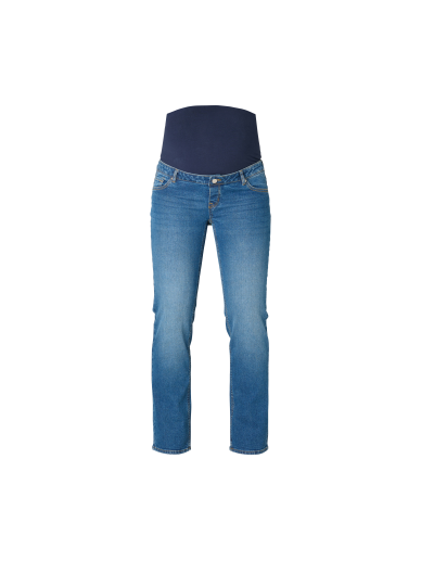 Maternity jeans straight fit light blue denim, Noppies