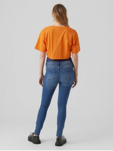 Maternity Jeans, Slim Fit, Medium Blue, Mama;licious 4 Maternity Jeans, Slim Fit, Medium Blue, Mama;licious 4