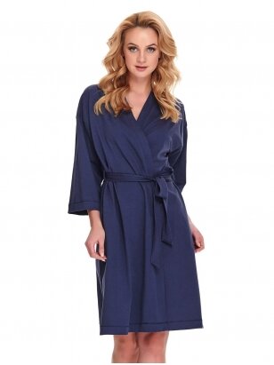 Organic cotton robe Cosmos by DN (blue)