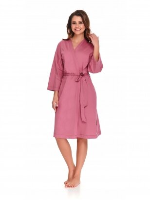 Organic cotton robe Dolce vita by DN (pink)