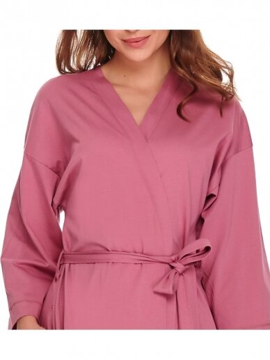 Organic cotton robe Dolce vita by DN (pink) 2