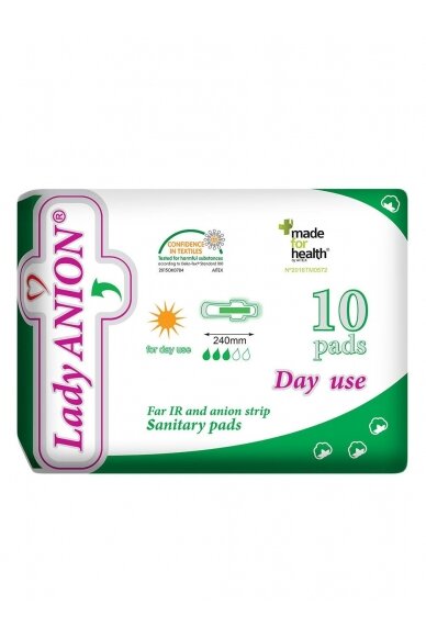 LADY ANION Day Use higiēniskās paketes, 10 gab