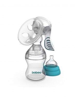 Manual breast pump with 4 levels of interruption strength, Baboo