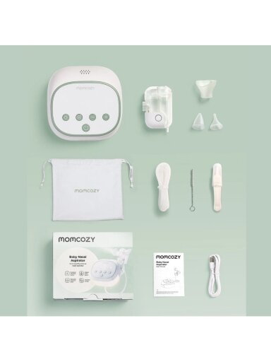 Elektriskais deguna aspirators BreezyClear Pro 2-in-1, Momcozy