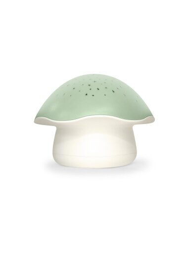 Pabobo nakts lampiņa / projektors ar mūziku / balto skaņu Green