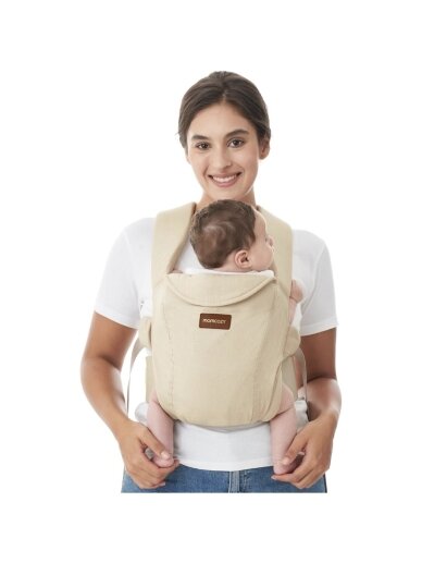Weesnug Ergonomic Baby Carrier, Momcozy, Cotton Khaki Weesnug Ergonomic Baby Carrier, Momcozy, Cotton Khaki