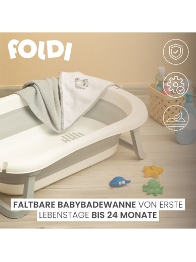 Saliekamā vanna Foldi Grey, Sensillo 14