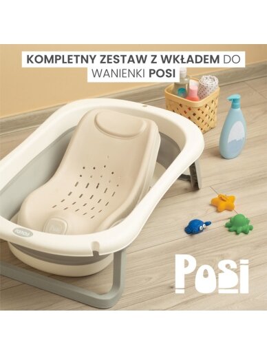 Saliekamā vanna Foldi bēšs, Sensillo 19 Saliekamā vanna Foldi bēšs, Sensillo 19