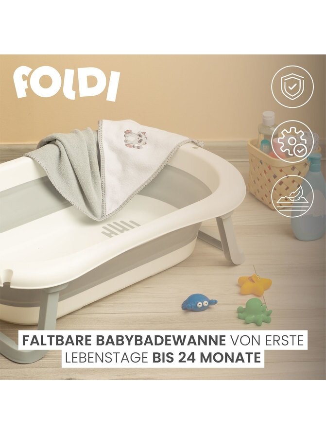 Saliekamā vanna Foldi bēšs, Sensillo 14