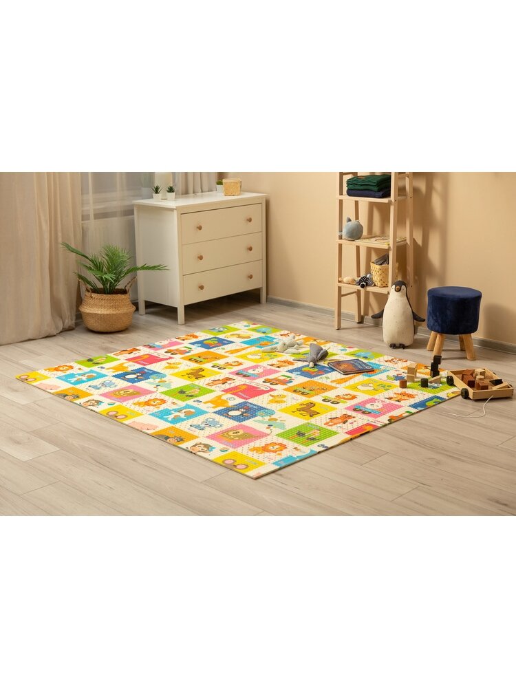 Playmat TOYZ Double-Sided Animals 200x180cm 7 Playmat TOYZ Double-Sided Animals 200x180cm 7