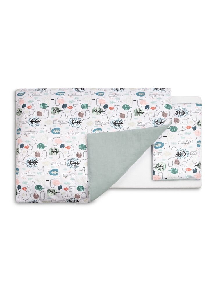 Gultas veļas komplekts SILLO 2 gab. eži Smaragds 100x135cm 3 Gultas veļas komplekts SILLO 2 gab. eži Smaragds 100x135cm 3