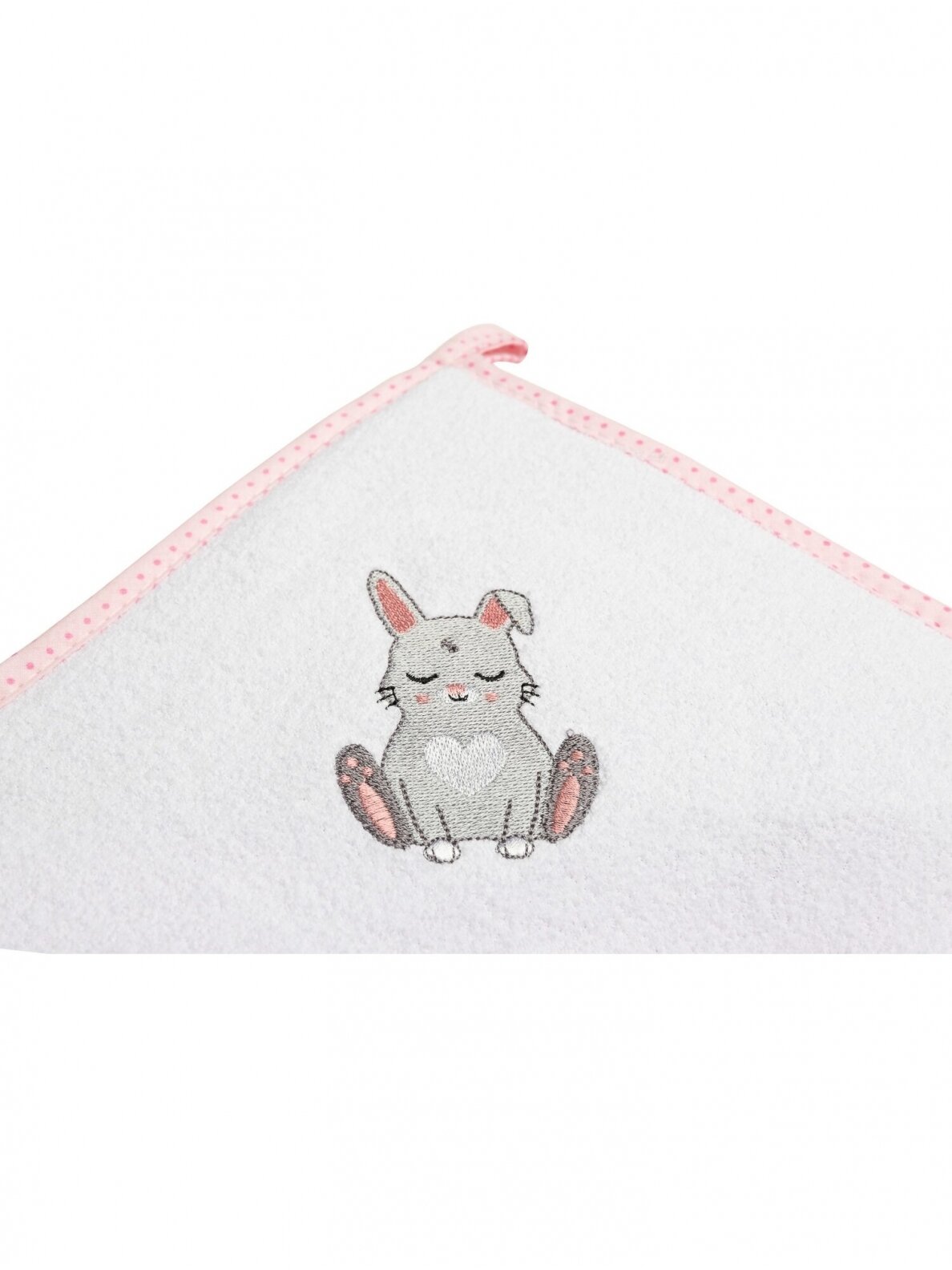 Hooded towel, 100x100, Sensillo (pink) 3