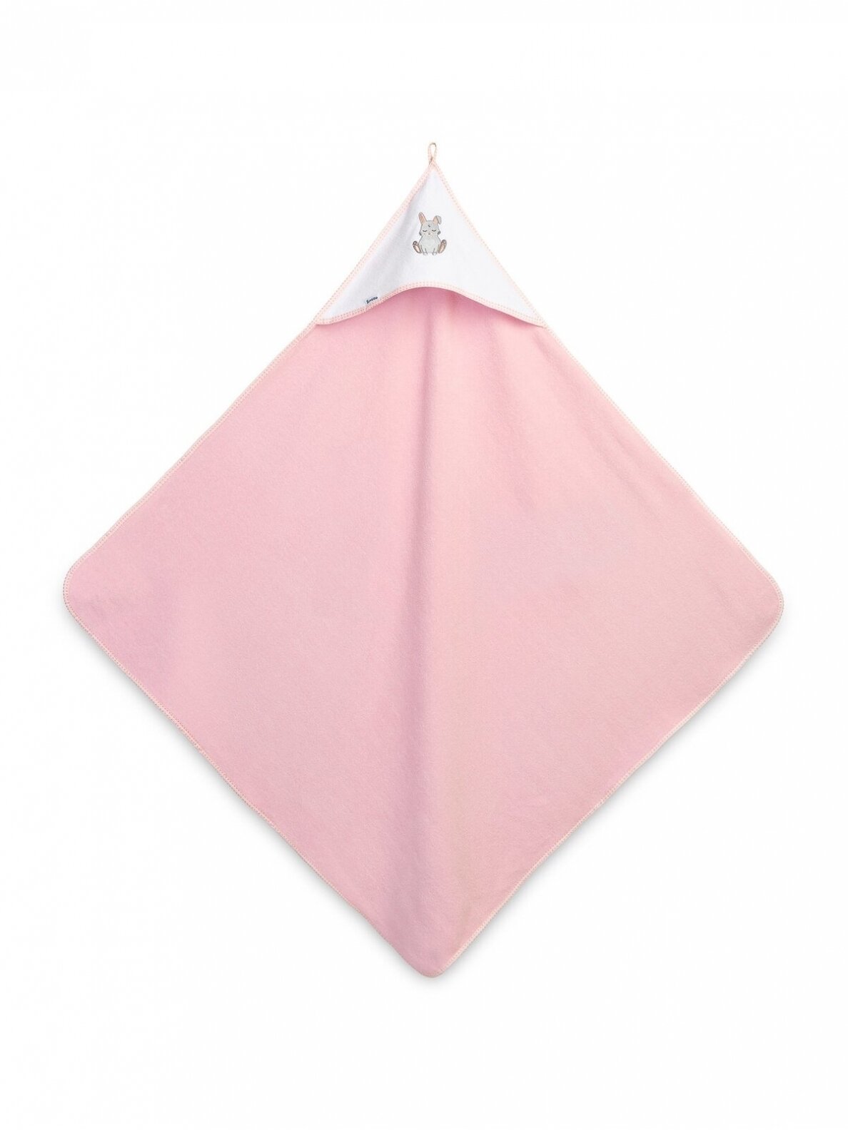 Hooded towel, 100x100, Sensillo (pink) 1