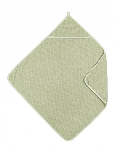 Bathcape basic terry 75x75, by Meyco Baby popcorn soft olive Bathcape basic terry 75x75, by Meyco Baby popcorn soft olive