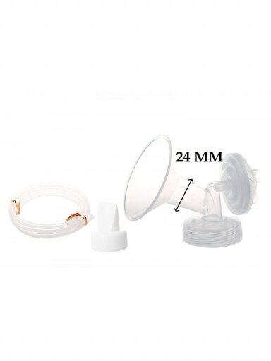 Komplekts krūts piena pumpim Premium Spectra, 24 mm vāciņš, 1 gab