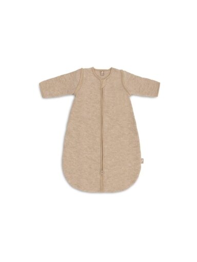 Guļammaiss no merino vilnas ar noņemamām piedurknēm 60 cm, TOG 2.0-2.5, Jollein (Natural)