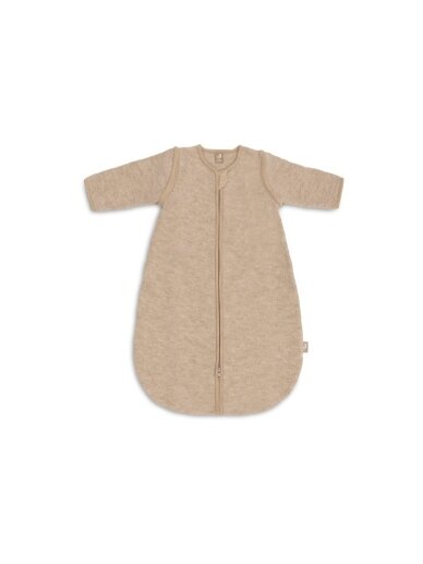 Guļammaiss no merino vilnas ar noņemamām piedurknēm 60 cm, TOG 2.0-2.5, Jollein (Natural)