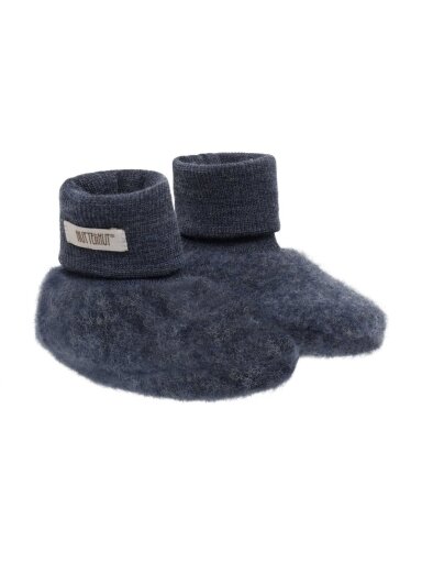 Huttelihut vilnas zābaciņi zīdainim, Ombre Blue Melange