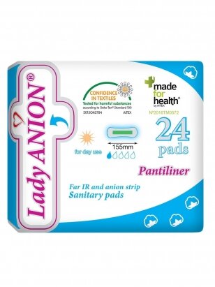Thin liners for daily use Lady ANION Pantiliner, 24 psc.