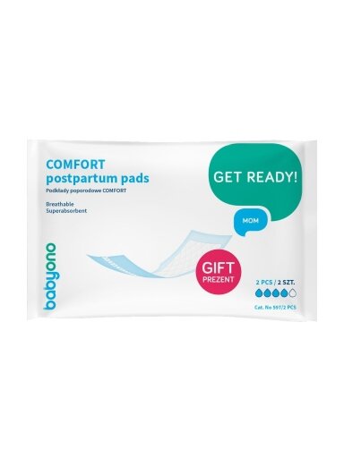 BabyOno pēcdzemdību ieliktnīši 10 gab, Comfort, 597