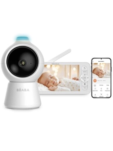 ZEN Smart AI Video Baby Monitor, Béaba (White) ZEN Smart AI Video Baby Monitor, Béaba (White)