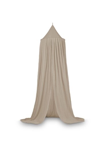 Jollein gultiņas baldahīns 155 × 280 cm (Ruffle Ivory)