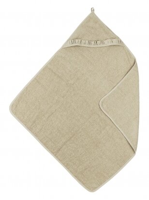 Bathcape basic terry 80x80, by Meyco Baby (Light brown)