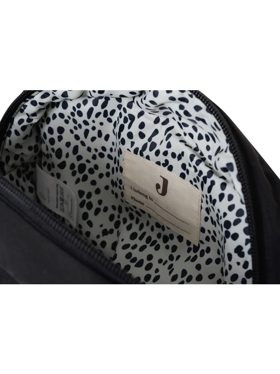 Cosmetic bag 21x14x9, Jollein (Black) 2