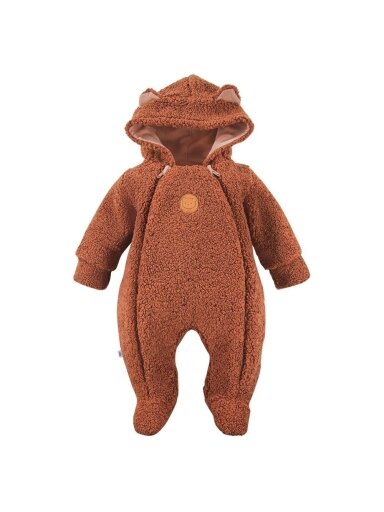 Teddy EEVI Hooded Jumpsuit (Brown) Teddy EEVI Hooded Jumpsuit (Brown)