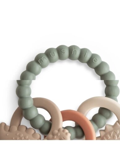 Teething Ring, Mushie (Dino) 1 Teething Ring, Mushie (Dino) 1