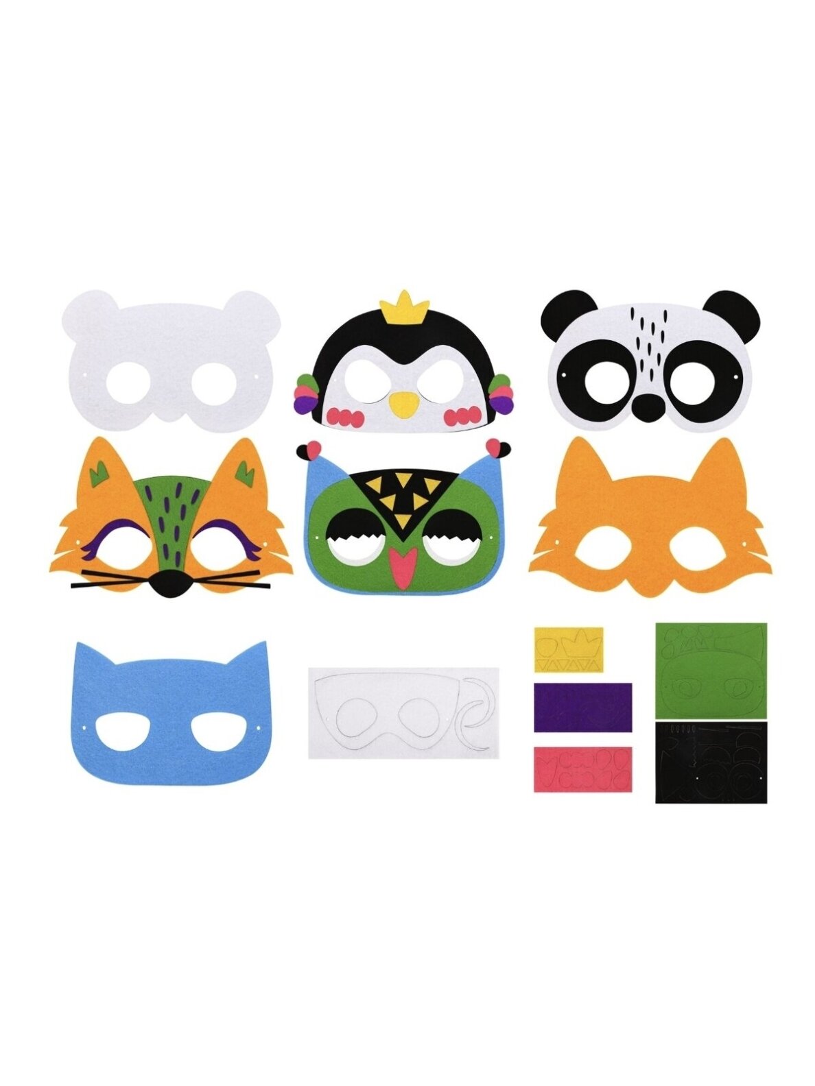 Bērnu grima komplekts ar maskām un tetovējumiem, Tookyland 1