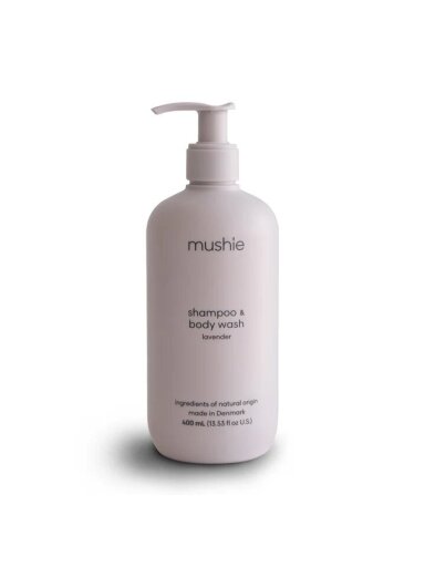 Mushie bērnu šampūns un dušas želeja Lavender, 400 ml