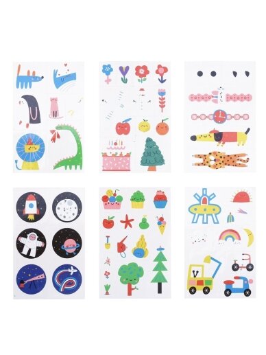 Bērnu grima komplekts ar maskām un tetovējumiem, Tookyland 2 Bērnu grima komplekts ar maskām un tetovējumiem, Tookyland 2