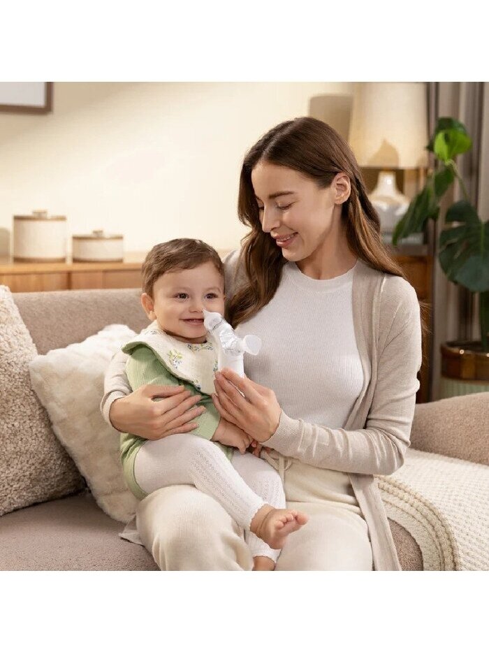 MOMCOZY elektriskais deguna aspirators 2in1 ar BREEZYCLEAR uzgali 6