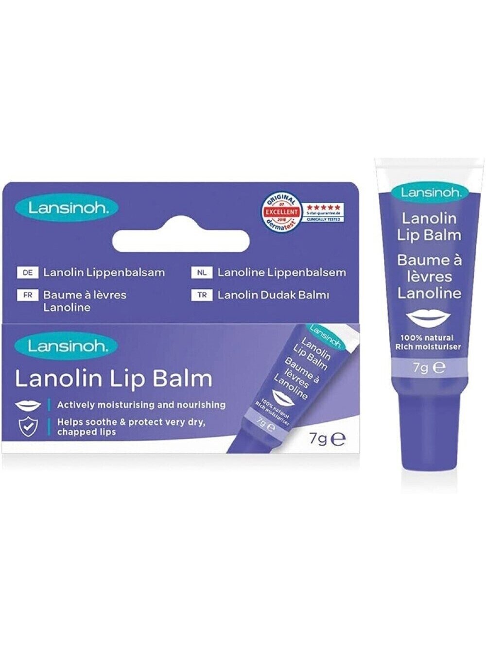 LANSINOH Lanolin lūpu balzams, 7g LANSINOH Lanolin lūpu balzams, 7g