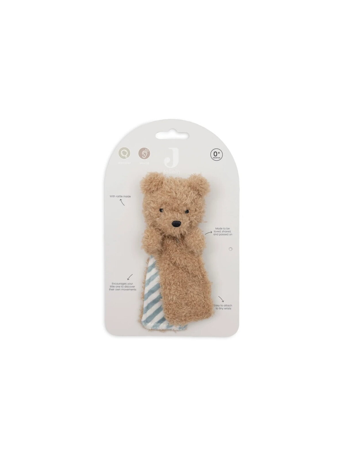 Plaukstas grabulītis „Bear Brave” Jollein 2