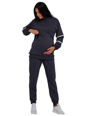 Hoodie for pregnant women by DIS (black)
