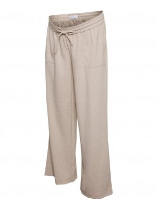 Wide leisure pants for pregnant and nursing mothers MLMalin, Mama;licious (sand) ​