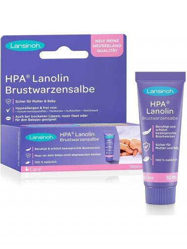 Krūšu krēms ar lanolīnu Lansinoh 10 ml Krūšu krēms ar lanolīnu Lansinoh 10 ml