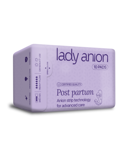 LADY ANION Post Partum higiēniskās paketes, 10 gab.