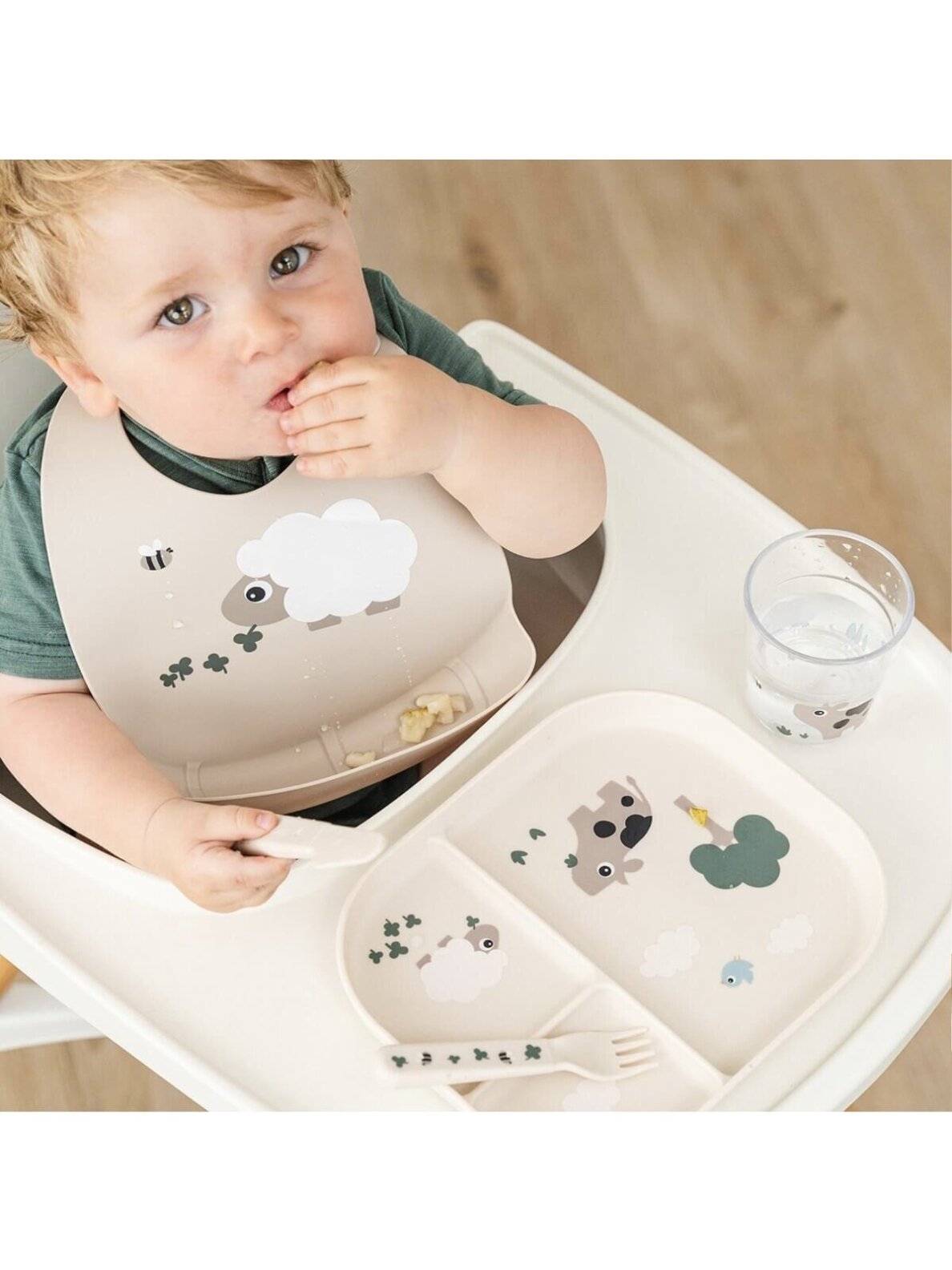 Foodie compartment plate, Done by Deer (Tiny Farm Sand) 2