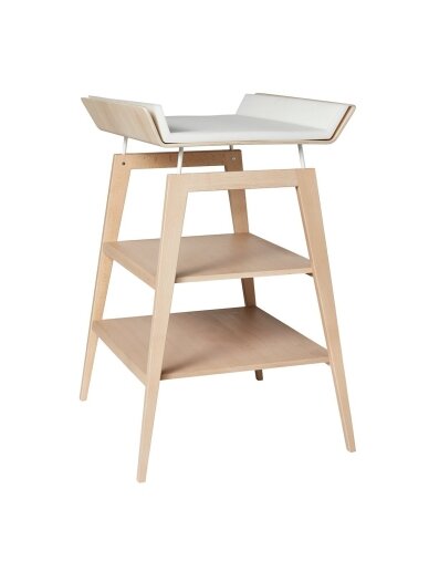 LEANDER LINEA™ CHANGING TABLE W. FOAM CUSHION, BEECH