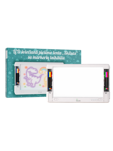 LED illuminated drawing board SKILSAS with marker holder LED illuminated drawing board SKILSAS with marker holder
