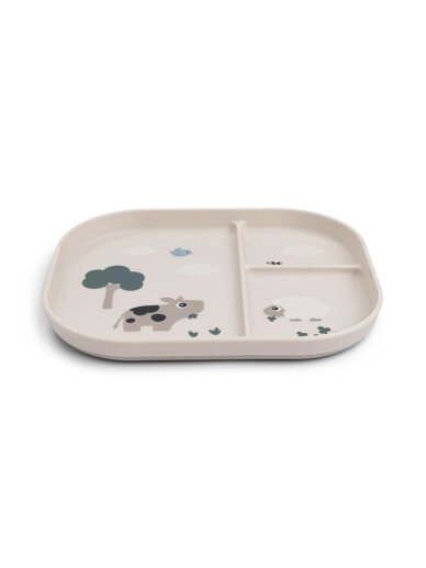 Foodie compartment plate, Done by Deer (Tiny Farm Sand) 1